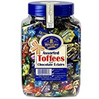Los mejores  - WALKERS NONSUCH Assorted Toffees and Chocolate Eclairs Jars 1.25 kg